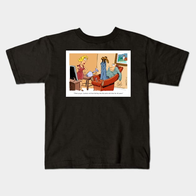 That Favorite Old Chair Kids T-Shirt by Steerhead